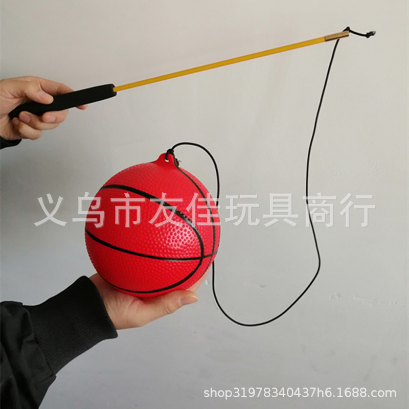 Telescopic Fishing Rod Basketball Fitness Ball Hand Swing Basketball Pumpkin Ball Drop Ball Middle-Aged and Elderly Children Square Dance Elastic Swing Ball Telescopic Fishing Rod Basketball Fitness Ball Hand Swing Basketball Pumpkin Ball Drop Ball Middle-Aged and Elderly Children Square Dance Elastic Swing Ball