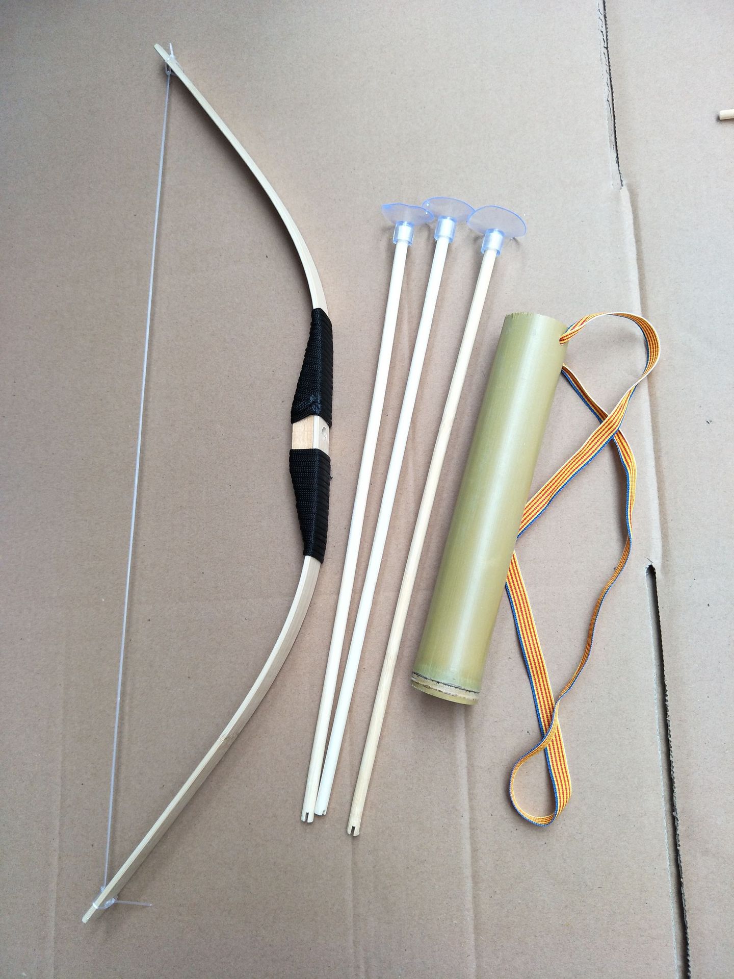 Scenic Spot Toys Hot Sale Bamboo Crafts Bamboo Toys Children&#039;s Toys Bamboo Bow and Arrow Toys