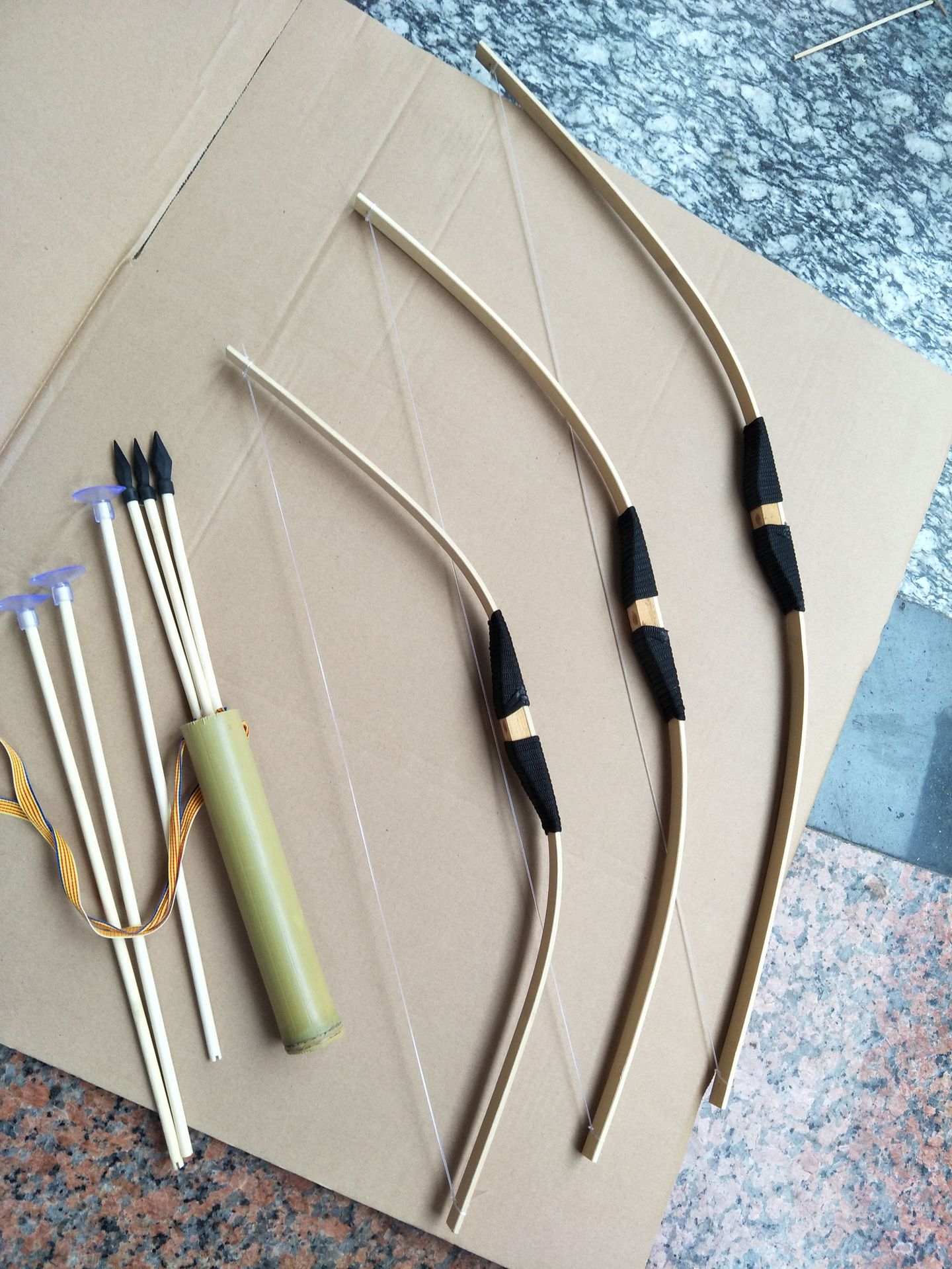 Scenic Spot Toys Hot Sale Bamboo Crafts Bamboo Toys Children&#039;s Toys Bamboo Bow and Arrow Toys