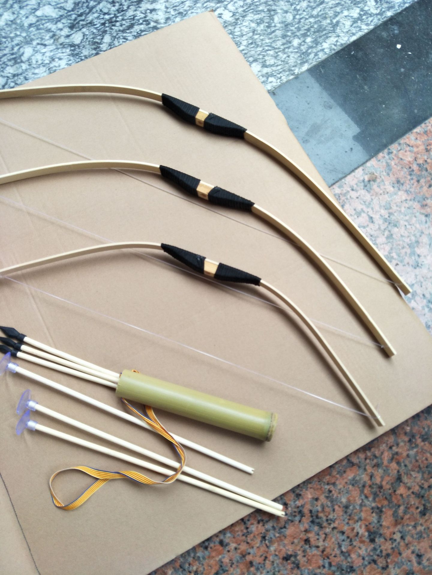 Scenic Spot Toys Hot Sale Bamboo Crafts Bamboo Toys Children's Toys Bamboo Bow and Arrow Toys