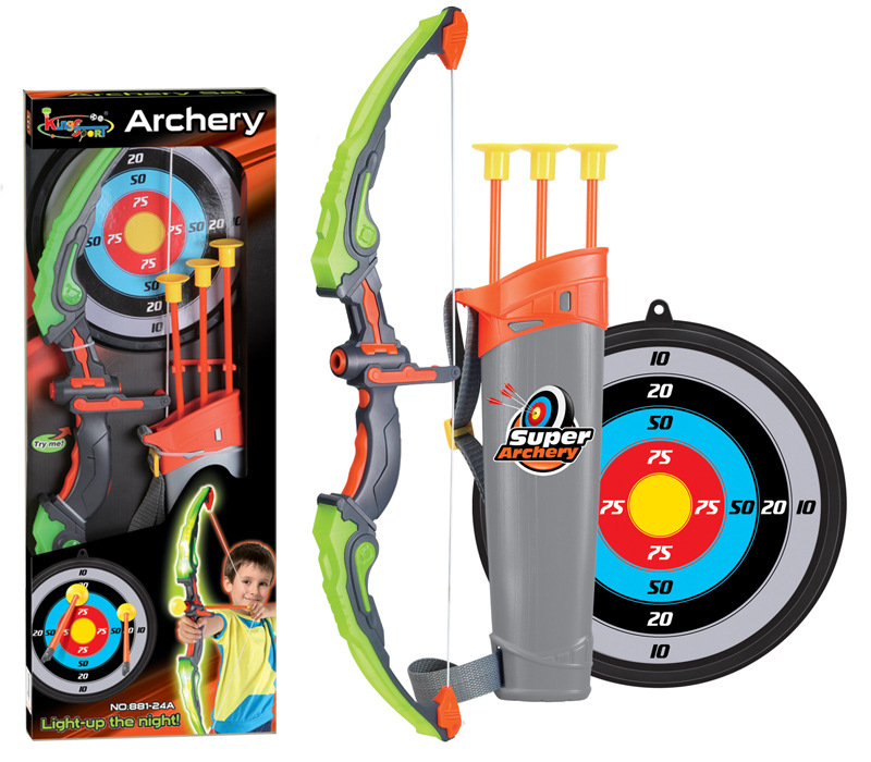 Cross-Border Children's Bow and Arrow Toys Amazon Shooting Archery with Suction Cup Shengying Sports Park 881-24A Cross-Border Children's Bow and Arrow Toys Amazon Shooting Archery with Suction Cup Shengying Sports Park 881-24A