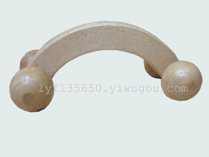 Wooden roller Massager four wheel Massager
