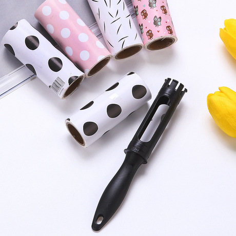 Mini Tearable Clothing Roller Lent Remover Drum Dusting Brush Sticky Layer Paper Dust Removal Hair Remover 30 Layers