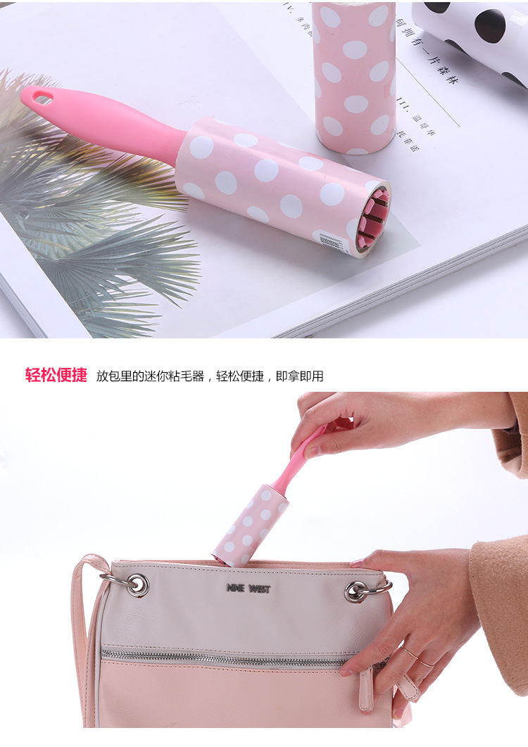 Mini Tearable Clothing Roller Lent Remover Drum Dusting Brush Sticky Layer Paper Dust Removal Hair Remover 30 Layers Mini Tearable Clothing Roller Lent Remover Drum Dusting Brush Sticky Layer Paper Dust Removal Hair Remover 30 Layers