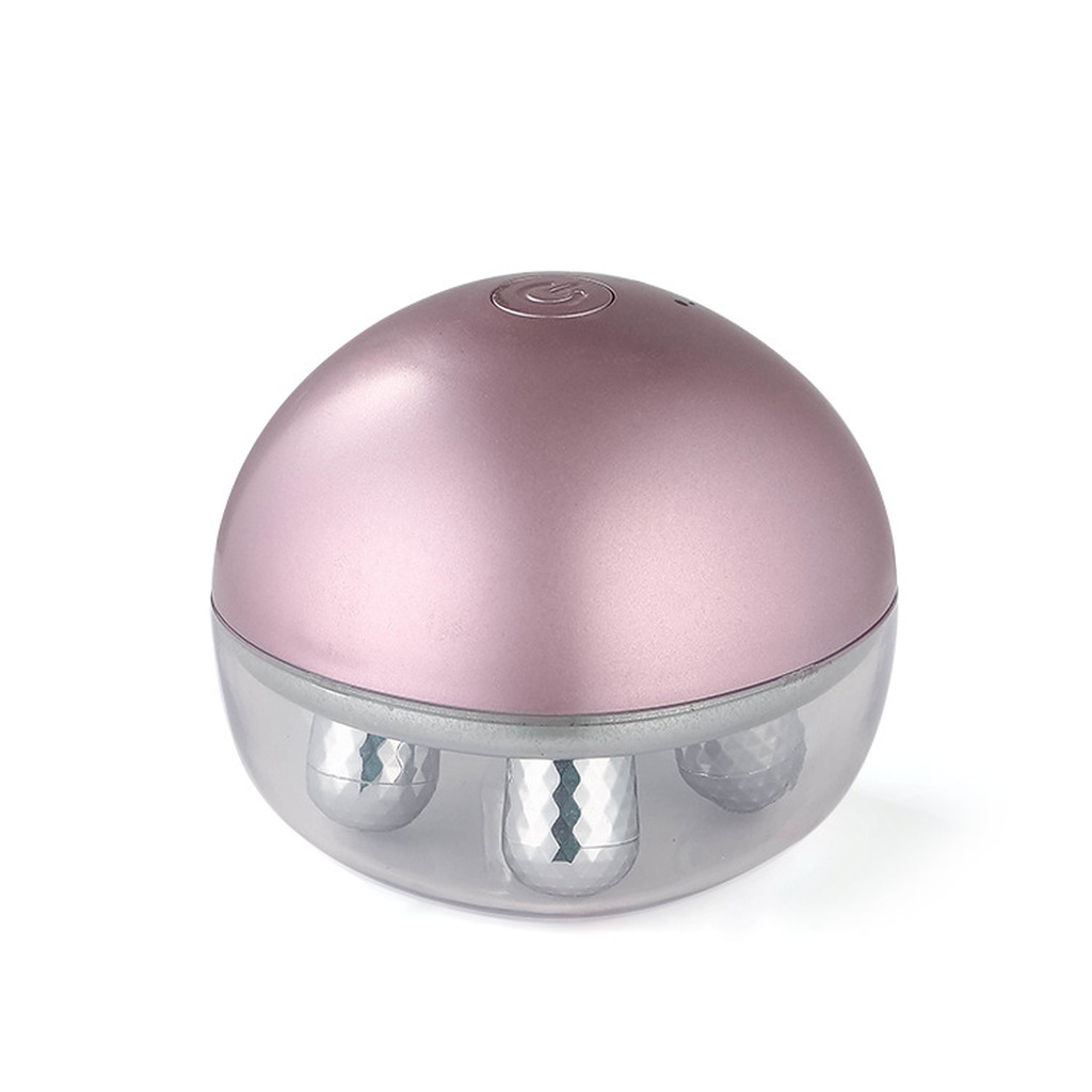 Facial Roller Ball Charging Electric Massager EMS Micro Current Lifting Wrinkle Removing Edema Relaxing Skin Face Slimming Device