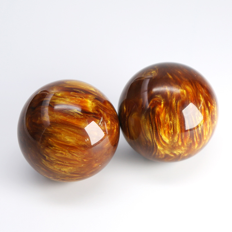Gold silk sea willow handball live sea willow male and female health care balls sea willow play pieces fitness ball wholesale