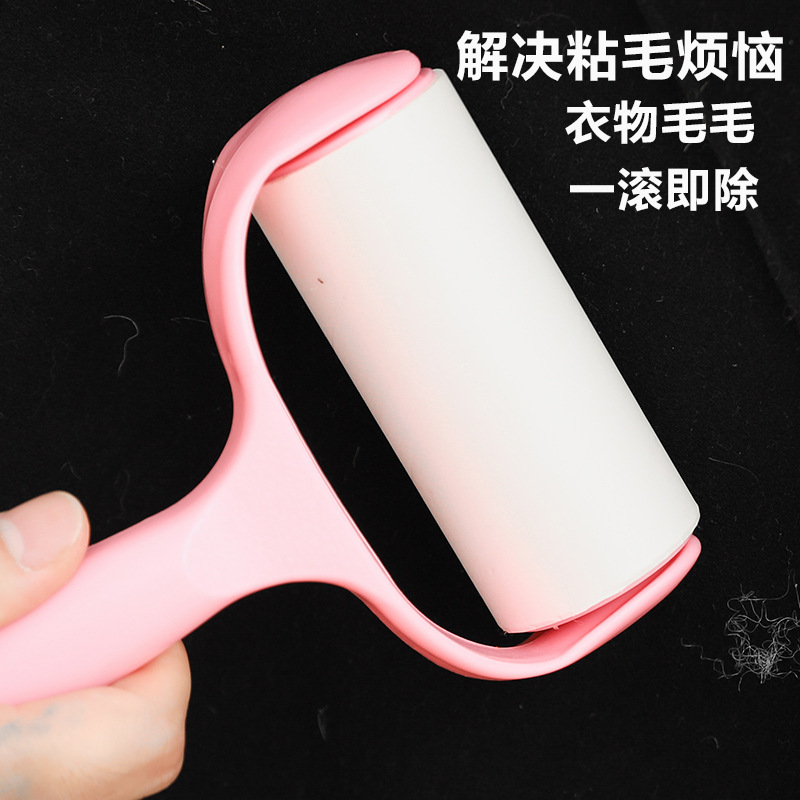 Tearable Roller Lent Remover Sticky Paper Suit Hair Removal and Lint Roller Hair Remover Clothes Dust Removal Hair Collecting Brush