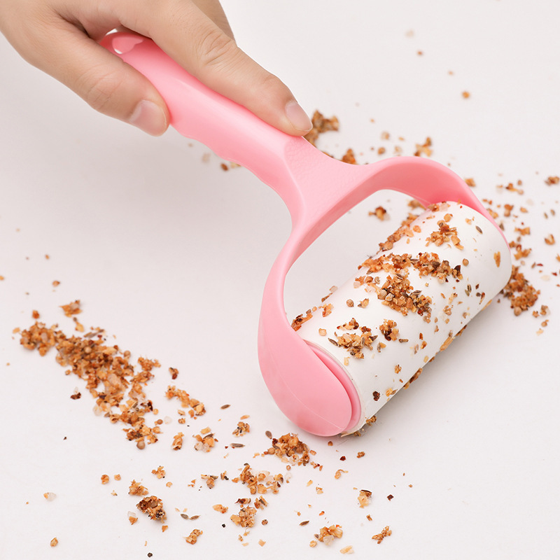 Tearable Roller Lent Remover Sticky Paper Suit Hair Removal and Lint Roller Hair Remover Clothes Dust Removal Hair Collecting Brush