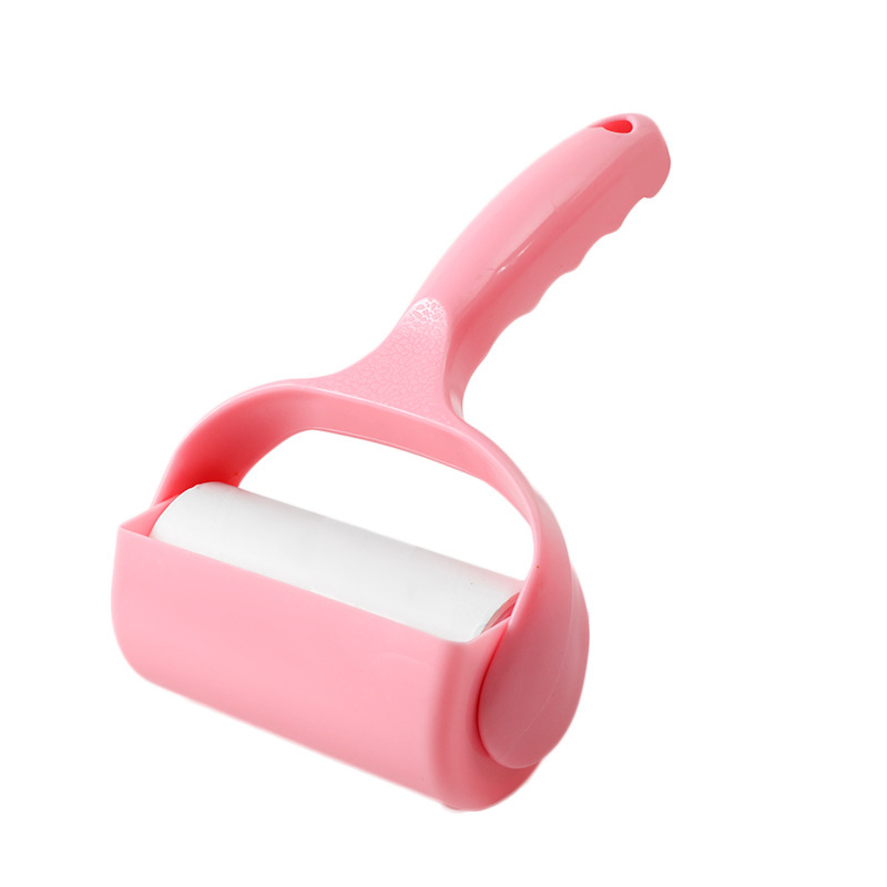 Tearable Roller Lent Remover Sticky Paper Suit Hair Removal and Lint Roller Hair Remover Clothes Dust Removal Hair Collecting Brush