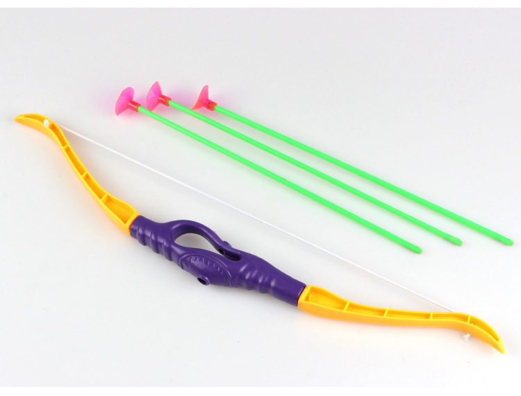 Children's Small Simulation Bow and Arrow Toy Soft Elastic Sucker Bow and Arrow Military Model Toy Wholesale Stall Hot Sale Children's Small Simulation Bow and Arrow Toy Soft Elastic Sucker Bow and Arrow Military Model Toy Wholesale Stall Hot Sale