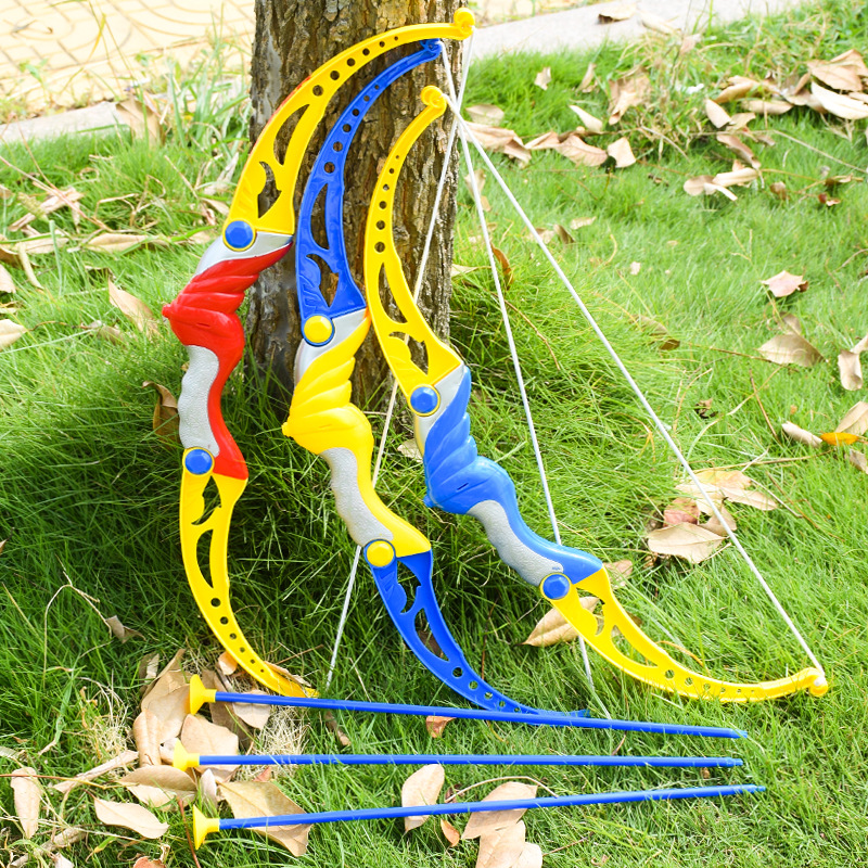 571 Sports Toys Angel Bow and Arrow Shooting Model Outdoor Sports Plastic Toys Soft Elastic Sucker Bow and Arrow