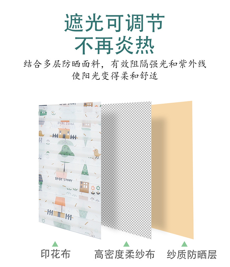 Louver Curtain Office Kitchen and Bedroom Study Room Darkening Roller Shade Bathroom Bathroom Waterproof Custom Lifting Curtain Louver Curtain Office Kitchen and Bedroom Study Room Darkening Roller Shade Bathroom Bathroom Waterproof Custom Lifting Curtain