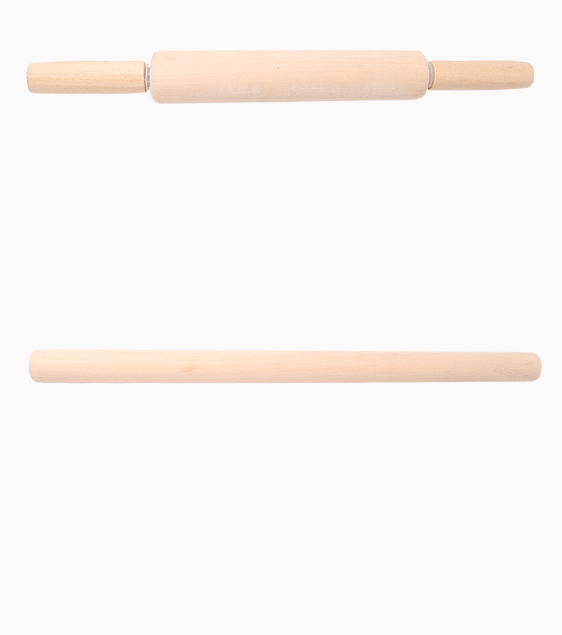 [Taiyuan] Birch Rolling Pin Solid Wood Roller Rolling Pin Dough Roll Rolling Stick Dumpling Rolling Three-Piece Set