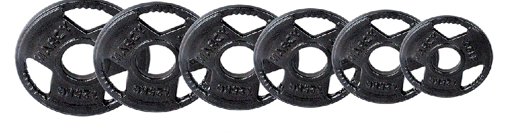 Factory direct baking chips barbell for hand piece hands three holes 2.5 kg