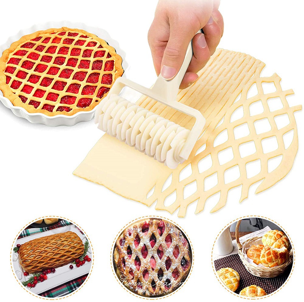 Large, Medium and Small Plastic Seine Knife Dough Wheel Knife Pizza Pizza Roller Seine Knife Creative Baking Tools