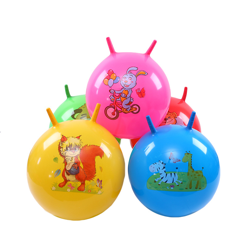 Kaida new Angle jump fitness ball kindergarten inflatable ball custom manufacturers direct student fitness