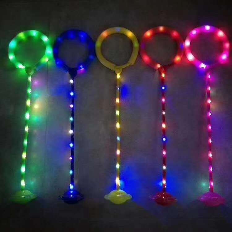 Fitness Ball Swing Ball Ankle Ring Jumping Ball Adult Luminous Flash Jump Rotating Jumping Ball Foot Yo-Yo Ball Slip-on