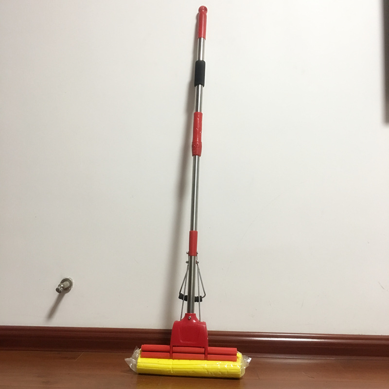 New 27cm38 Large Collodion Cotton Absorbent Roller Mop Lazy Hand-Free Sponge Mop Mop Wringing Mop