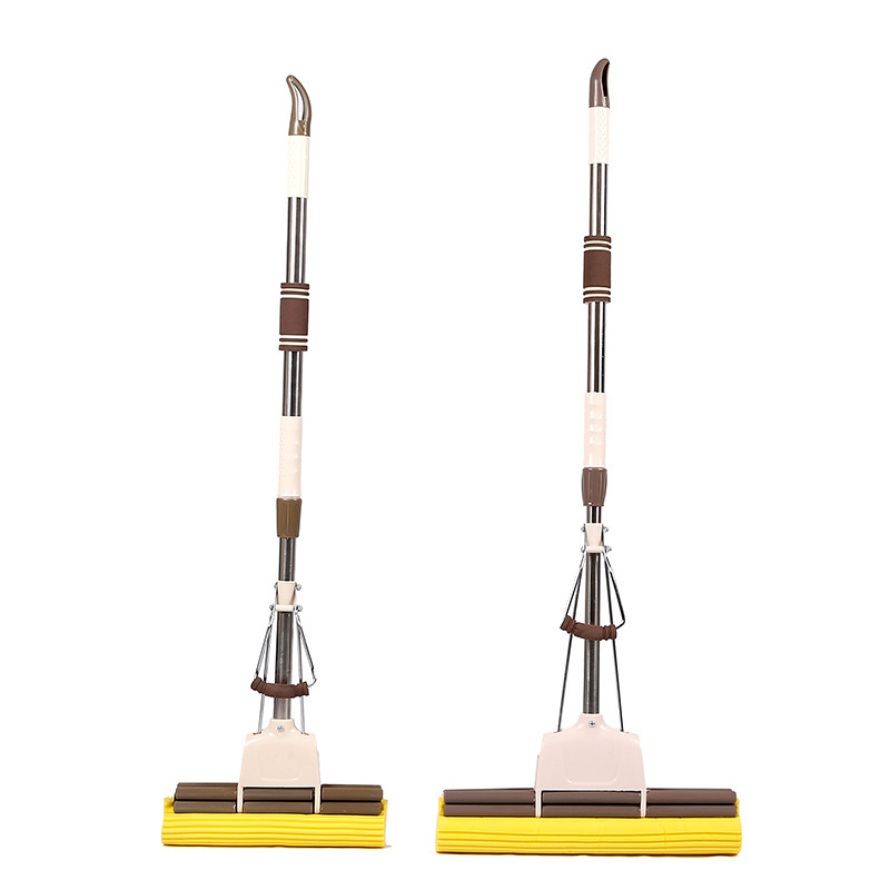 New 27cm38 Large Collodion Cotton Absorbent Roller Mop Lazy Hand-Free Sponge Mop Mop Wringing Mop