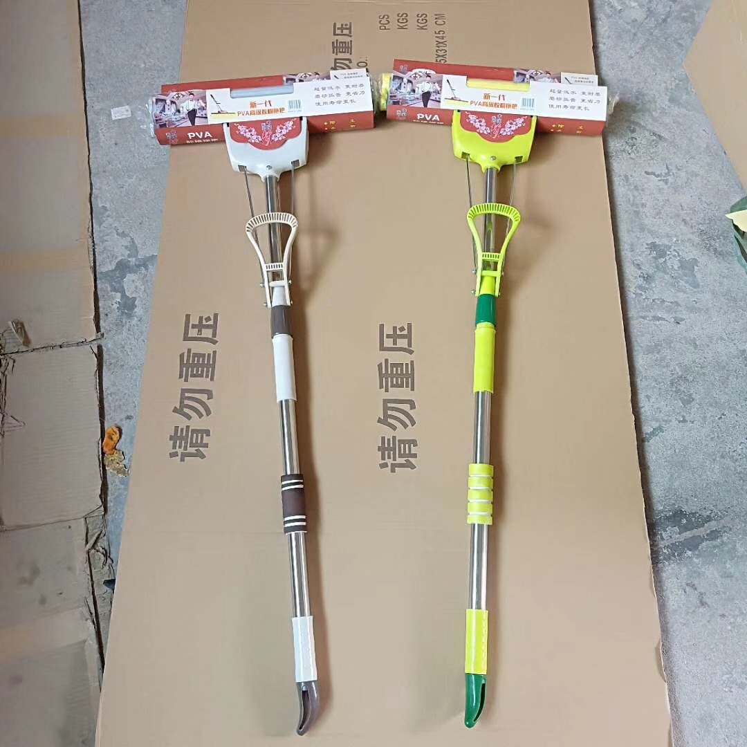 New 27cm38 Large Collodion Cotton Absorbent Roller Mop Lazy Hand-Free Sponge Mop Mop Wringing Mop
