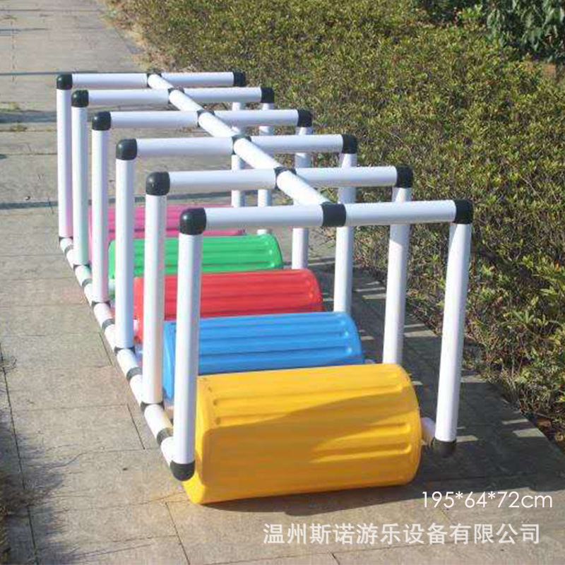 Free Shipping Four-Person Five-Person Colorful Roller Pulley Kindergarten Outdoor Game Team Assist Pedal Roller
