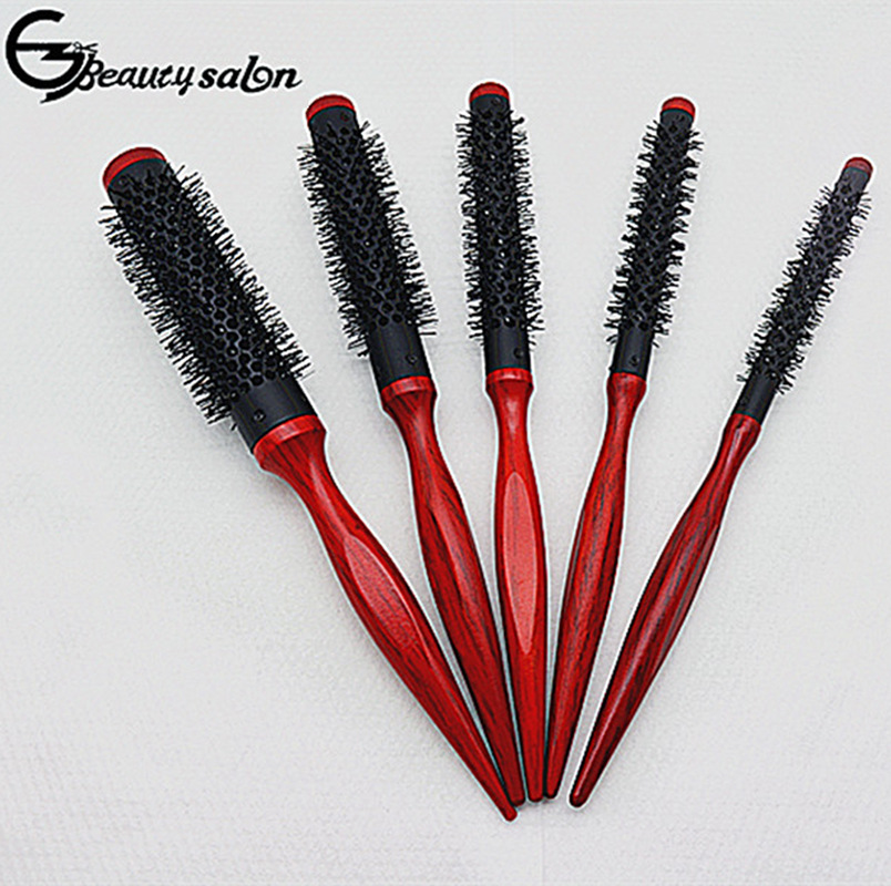Comb Inner Buckle Stylist Special High Temperature Resistant Nylon Wool Cylindrical Roller Comb Rolling Comb Hair Tools