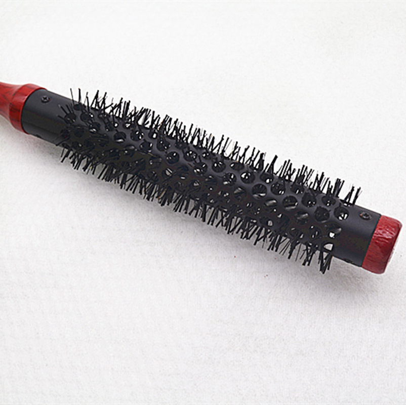 Comb Inner Buckle Stylist Special High Temperature Resistant Nylon Wool Cylindrical Roller Comb Rolling Comb Hair Tools