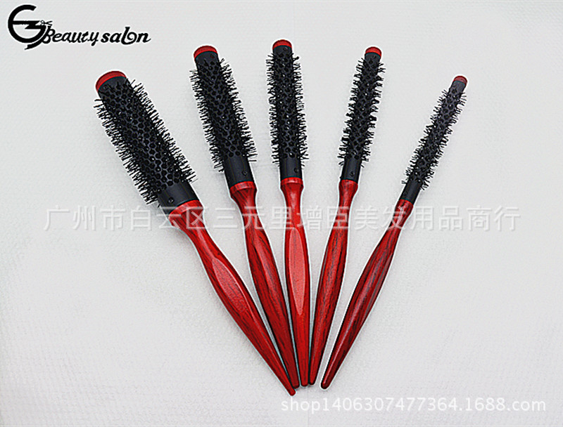Comb Inner Buckle Stylist Special High Temperature Resistant Nylon Wool Cylindrical Roller Comb Rolling Comb Hair Tools Comb Inner Buckle Stylist Special High Temperature Resistant Nylon Wool Cylindrical Roller Comb Rolling Comb Hair Tools