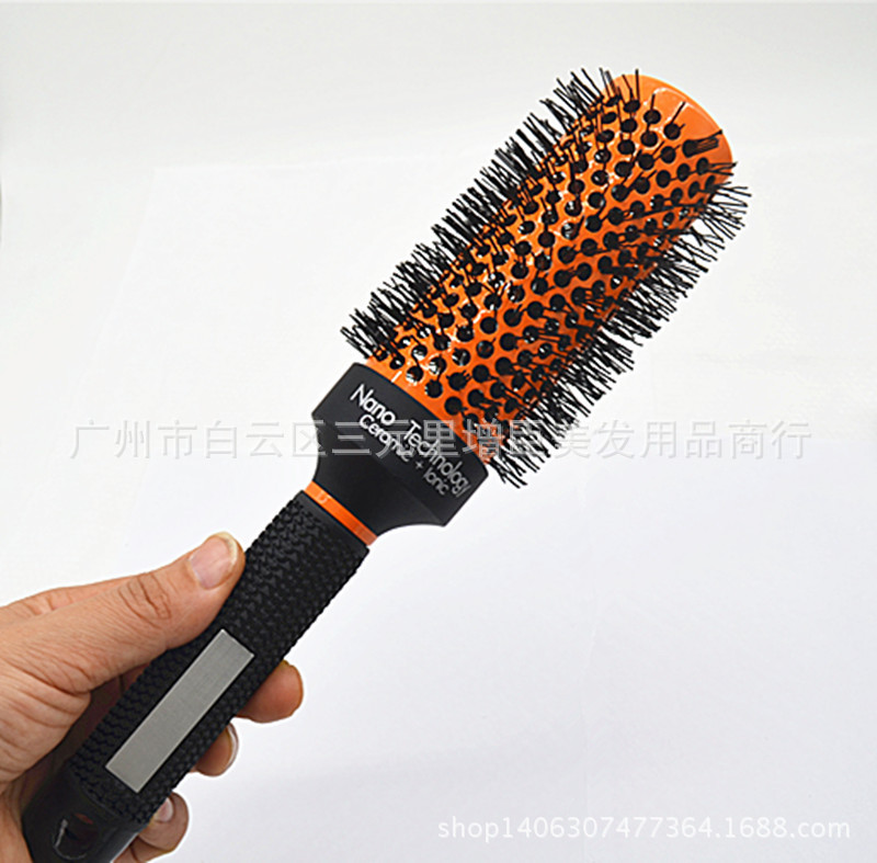 Comb Inner Buckle Stylist Special High Temperature Resistant Nylon Wool Cylindrical Roller Comb Rolling Comb Hair Tools Comb Inner Buckle Stylist Special High Temperature Resistant Nylon Wool Cylindrical Roller Comb Rolling Comb Hair Tools