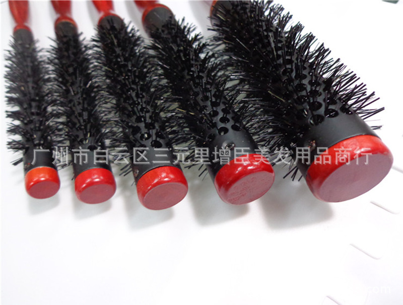 Comb Inner Buckle Stylist Special High Temperature Resistant Nylon Wool Cylindrical Roller Comb Rolling Comb Hair Tools Comb Inner Buckle Stylist Special High Temperature Resistant Nylon Wool Cylindrical Roller Comb Rolling Comb Hair Tools