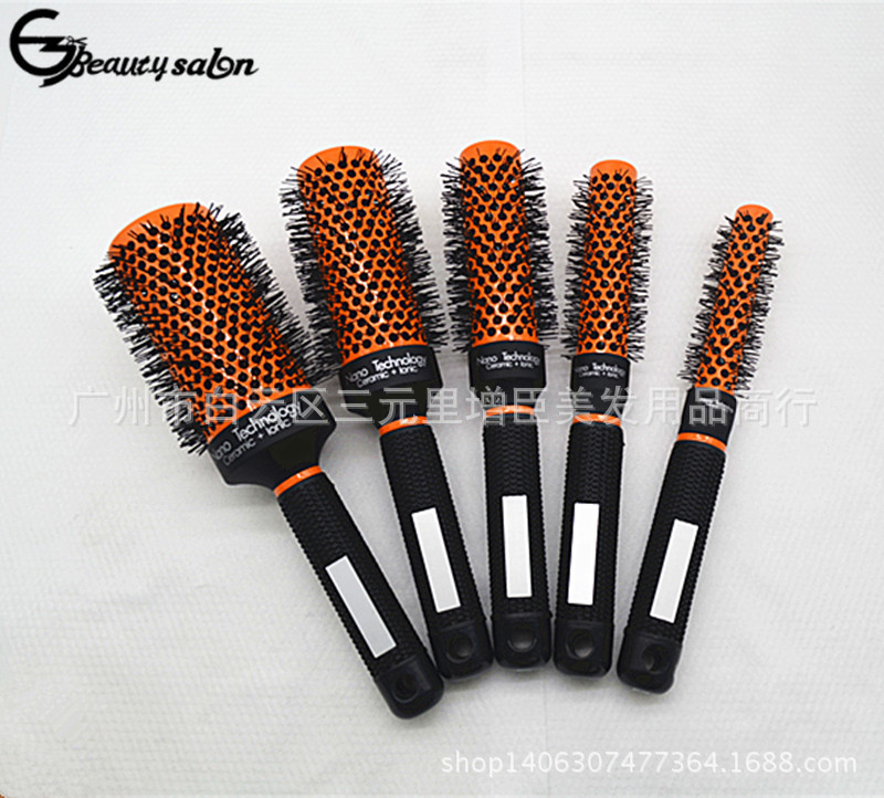 Comb Inner Buckle Stylist Special High Temperature Resistant Nylon Wool Cylindrical Roller Comb Rolling Comb Hair Tools Comb Inner Buckle Stylist Special High Temperature Resistant Nylon Wool Cylindrical Roller Comb Rolling Comb Hair Tools