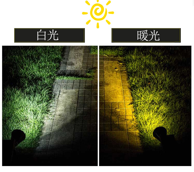 Solar lawn lamp outdoor plug-in lamp garden lamp tree park grass landscape lamp spotlight base price amazon
