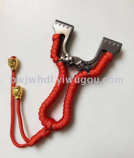 New lock feng slingshot feel wang flat skin slingshot accurate light aiming fast pressure reflex slingshot