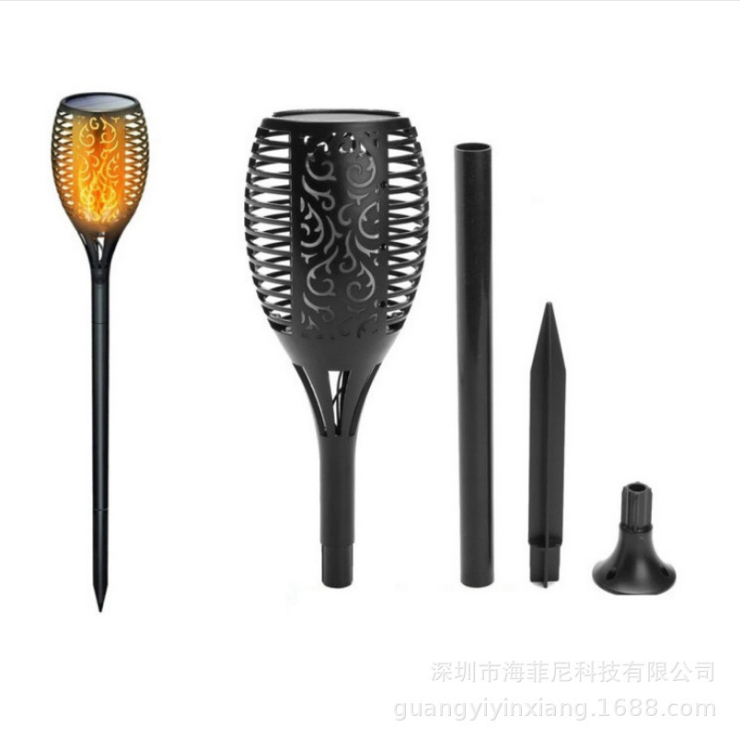USB charged flame lamp lawn plug - in lamp hot style electronics solar flame lamp USB charged flame lamp lawn plug - in lamp hot style electronics solar flame lamp