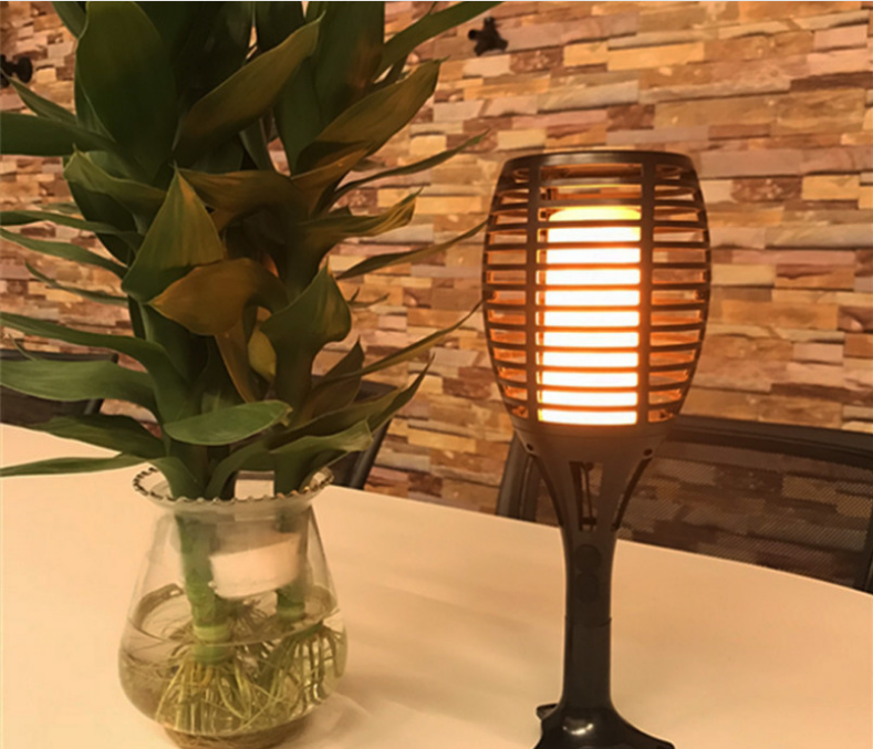 USB charged flame lamp lawn plug - in lamp hot style electronics solar flame lamp USB charged flame lamp lawn plug - in lamp hot style electronics solar flame lamp