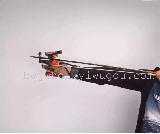 Wholesale new Jade Dragon slingshot with arm bracket sniper bow shooting outdoors Wholesale new Jade Dragon slingshot with arm bracket sniper bow shooting outdoors