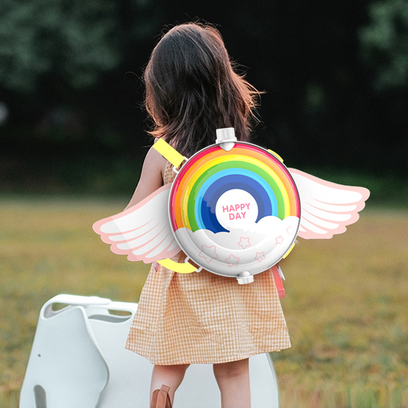 Tiktok Red Children Angel Wings Backpack Water Gun Beach Water War Pull-out Water Gun Stall Supermarket Cross-Border