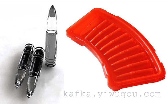 [Spot] creative buckle Super solid bullet ice tray-Sino-Japanese War victory ice box cool summer