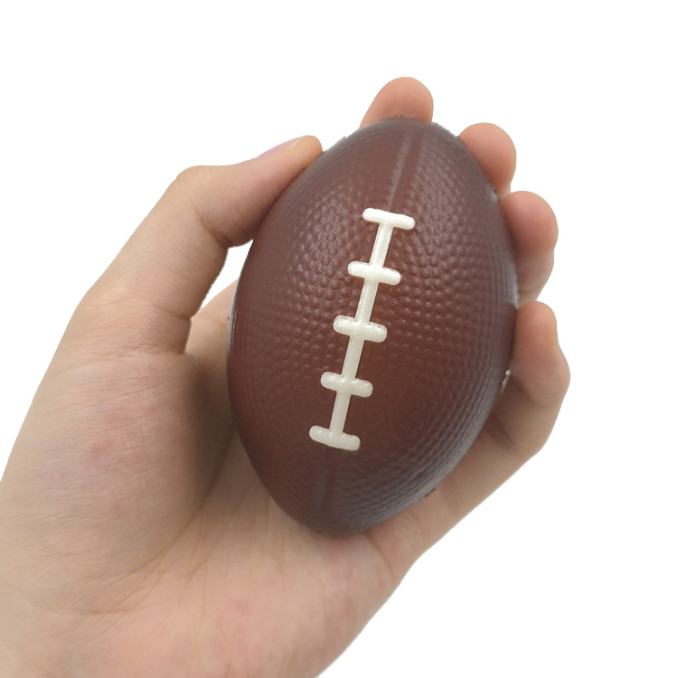 Factory Direct Sales 9cmpu Foam Rugby Decompression Vent Feel Toy Sponge Foaming Elastic Ball Factory Direct Sales 9cmpu Foam Rugby Decompression Vent Feel Toy Sponge Foaming Elastic Ball
