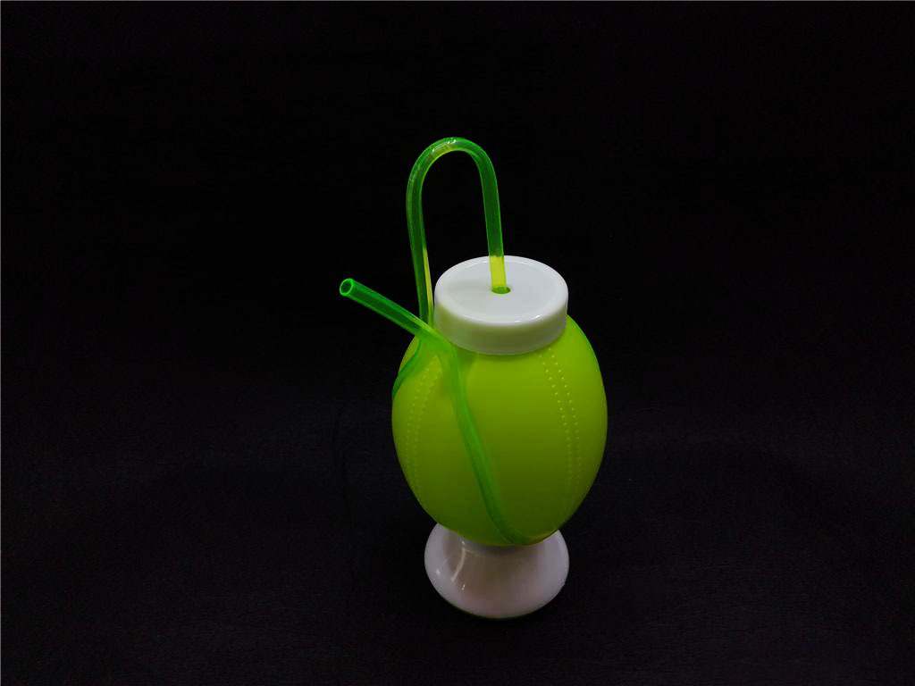 Creative rugby shaped straw cup ball wound straw cup bar party baseball shaped suction kettle rs - 2989 Creative rugby shaped straw cup ball wound straw cup bar party baseball shaped suction kettle rs - 2989