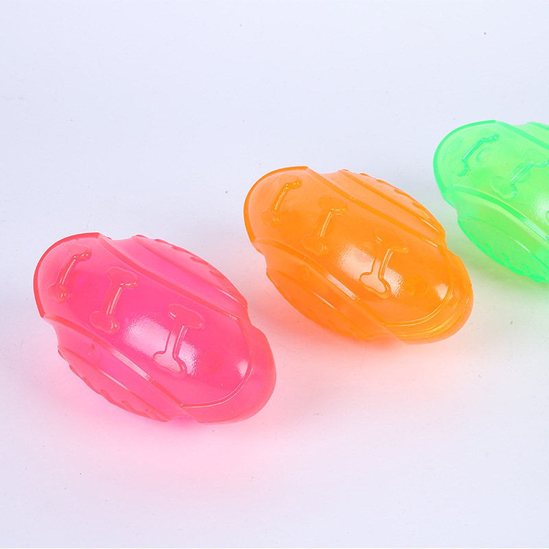New Dog Toy TPR Rugby Molar Long Lasting Interactive Pet Toy Pet Supplies Wholesale