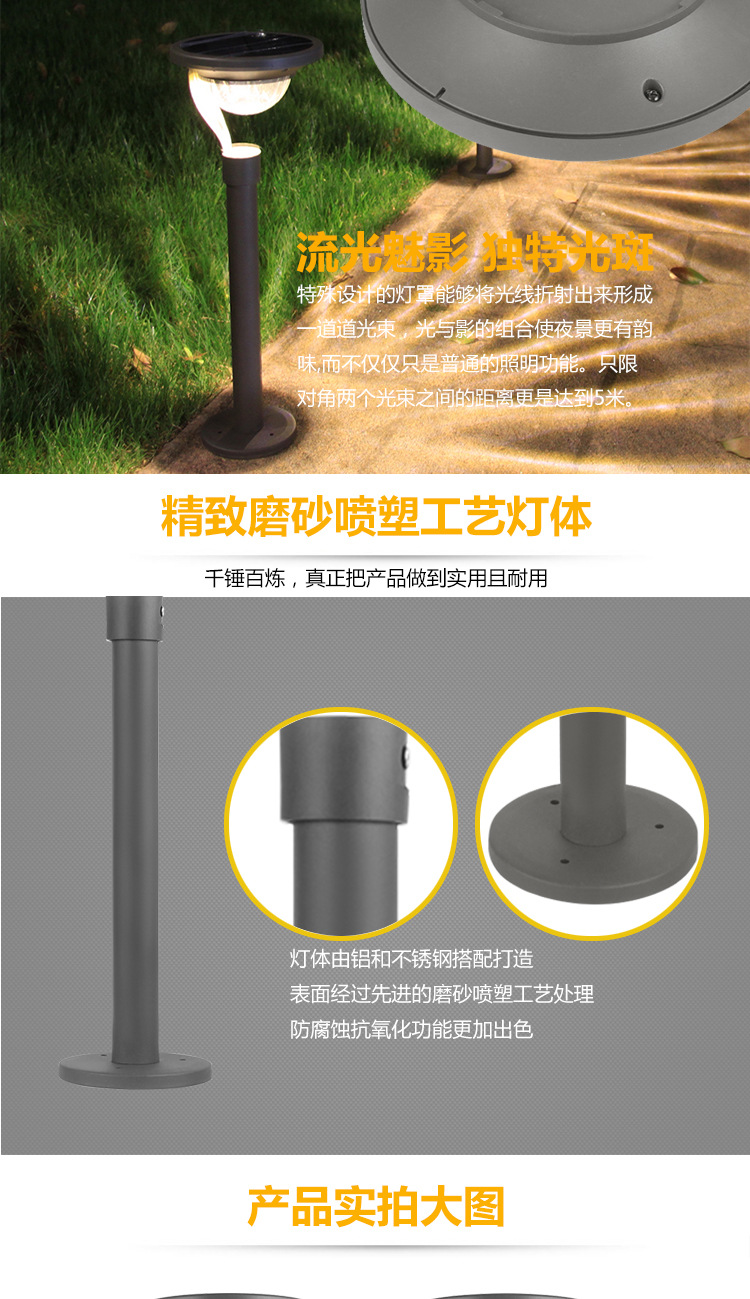 Solar Energy Saving Lamp Super Bright Solar Lawn Lamp Waterproof Home Garden Villa Courtyard Led Solar Lamp
