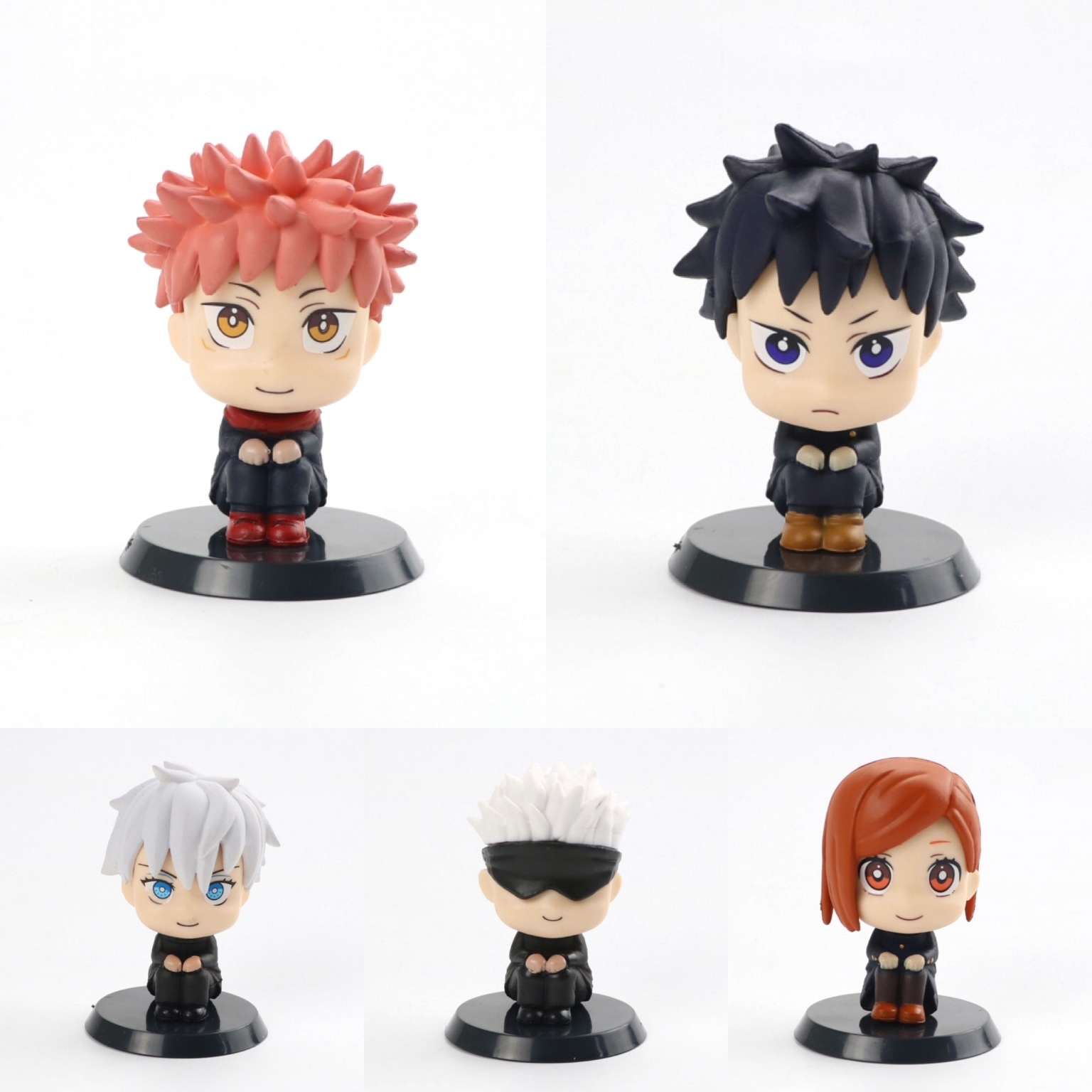 5 Types of Cursing Back War Q Version Tiger Stick Youren Fuhehui Figurine Garage Kits Model Car Decoration Gashapon Machine Doll