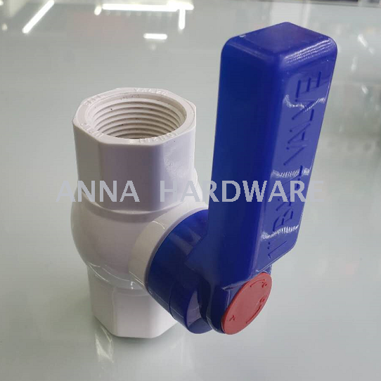 pvc ball valve with thread plain upvc ball valve south amrican grey white color export new material ball valve
