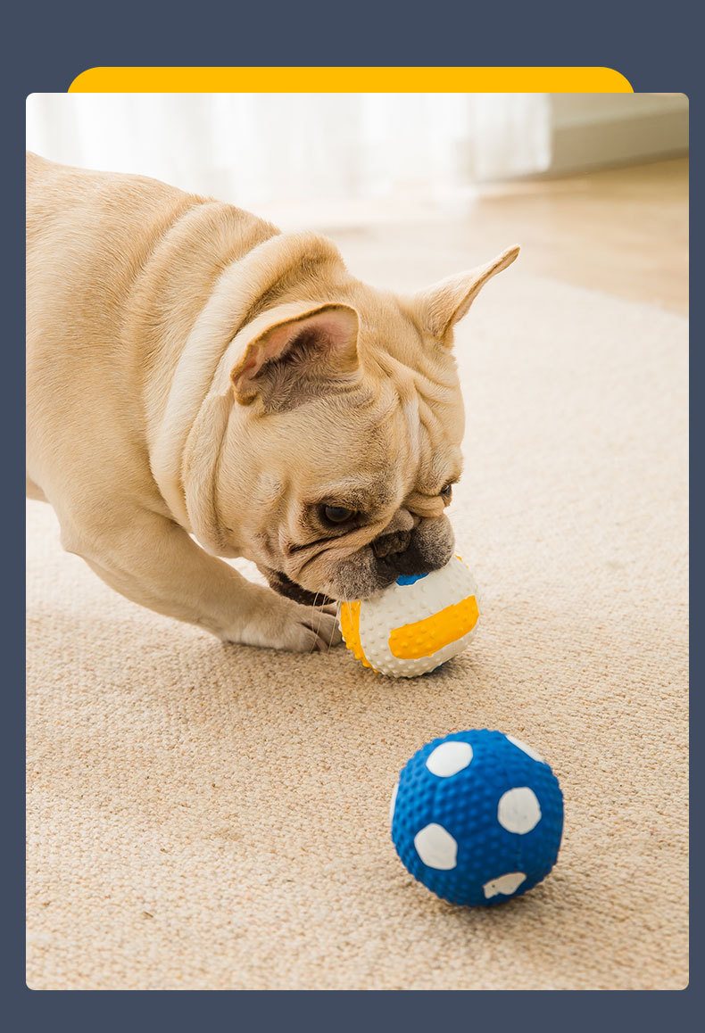 Dog Latex Sound Toy Molar Long Lasting Relieving Stuffy Rugby Football Small Dog Teddy Training Pet Supplies Dog Latex Sound Toy Molar Long Lasting Relieving Stuffy Rugby Football Small Dog Teddy Training Pet Supplies