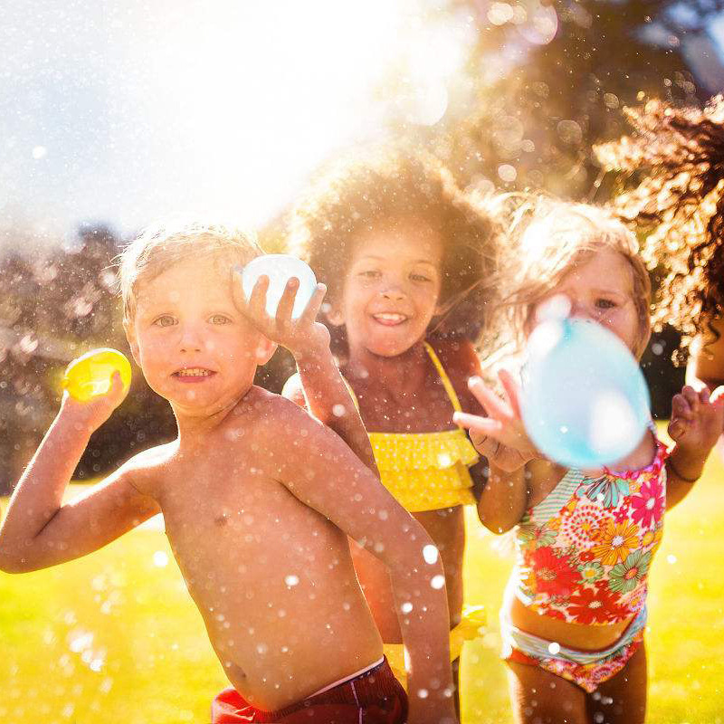 Pool Party Summer Water Ball War No. 3 Water Balloon a Pack of 3 Bunches a Total of 111 Water Balls