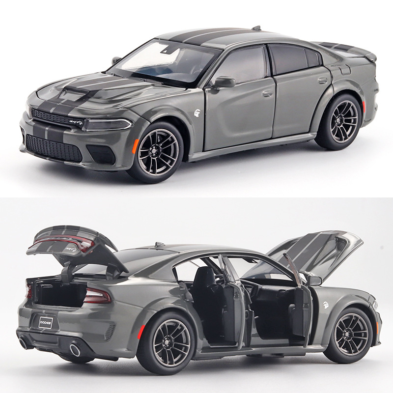 (Boxed) 1: 32jk Simulation Dodge God of War SRT Alloy Sports Car Model Children&#039;s Toy Car Model Wholesale