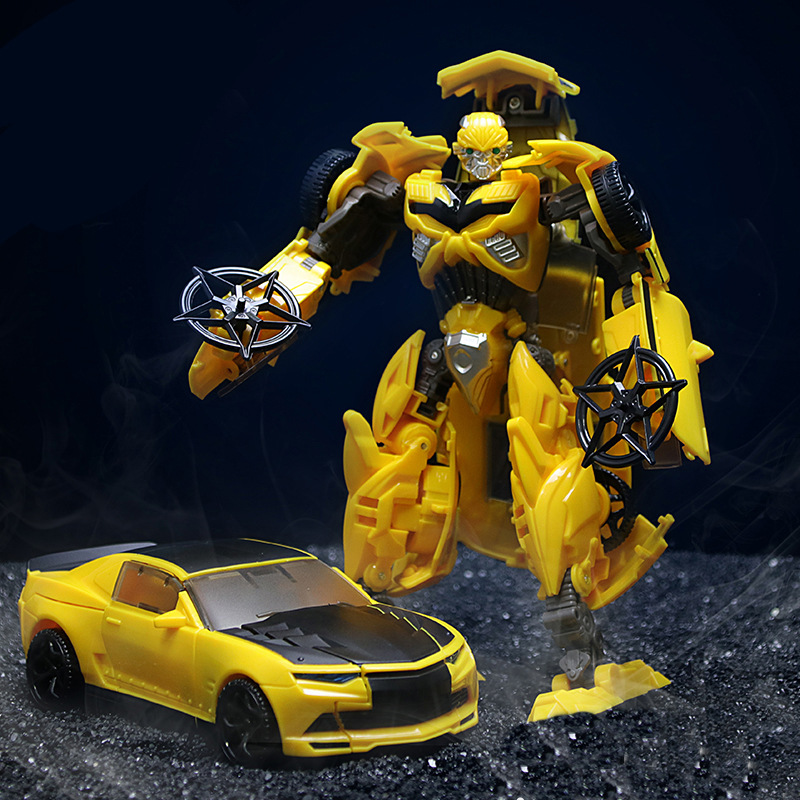 Children&#039;s Transform Toys King Kong Car Robot Model Wasp Qingtian Weizhen God of War Hand-Made Suit Boy