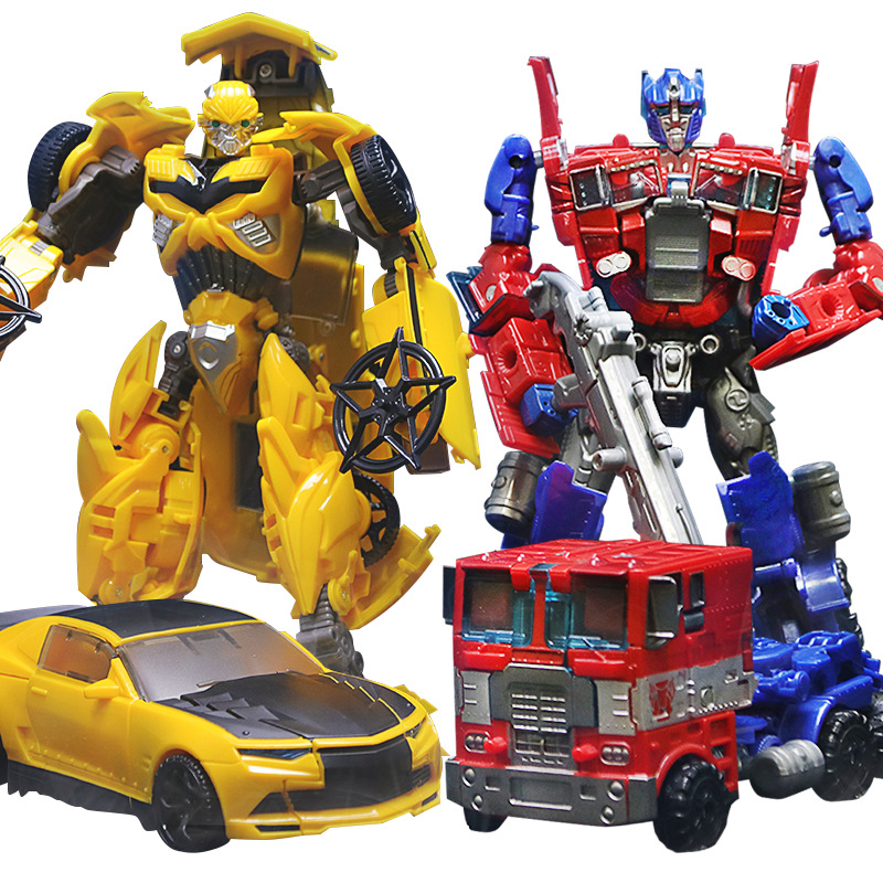 Children&#039;s Transform Toys King Kong Car Robot Model Wasp Qingtian Weizhen God of War Hand-Made Suit Boy