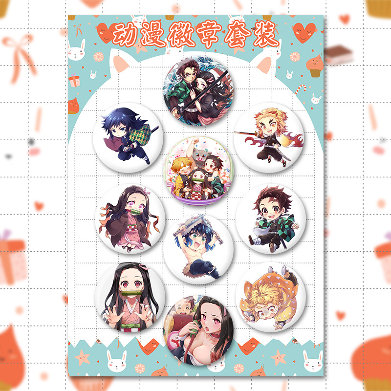 Anime Badge Set 58mm Badge Ghoul Natsume Unheard of Gintama Fate Curse Back to War Comic Show Wholesale Anime Badge Set 58mm Badge Ghoul Natsume Unheard of Gintama Fate Curse Back to War Comic Show Wholesale
